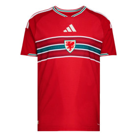 Adidas Wales 26 Home Authentic Jersey Soccer Jersey Men's