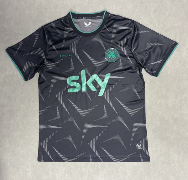 Castore Ireland 2025  Stealth  special jersey black and green
