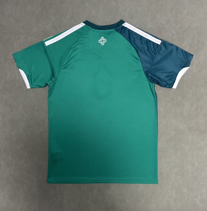 Adidas 26/27 Northern Ireland Climacool Soccer Jersey Men's Honor Green/White