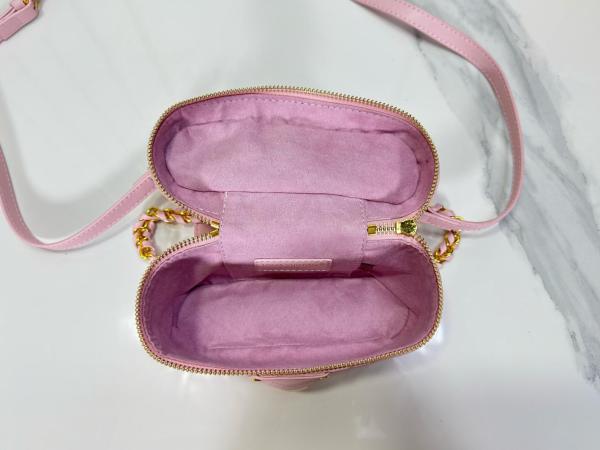 LOUIS VUITTON Vanity Cow Leather Shoulder Bag, Crossbody Bag, Handbag Women's Pink M29344 Bag size L19cm W6.5cm H11.5cm