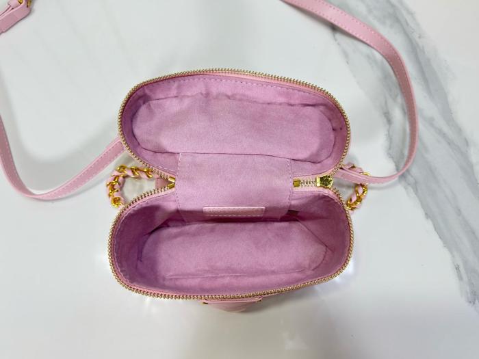 LOUIS VUITTON Vanity Cow Leather Shoulder Bag, Crossbody Bag, Handbag Women's Pink M29344 Bag size L19cm W6.5cm H11.5cm
