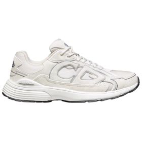 DIOR B30 Suede Low top Casual Shoes Unisex White