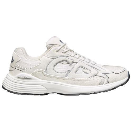 DIOR B30 Suede Low top Casual Shoes Unisex White