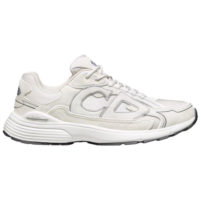 DIOR B30 Suede Low top Casual Shoes Unisex White