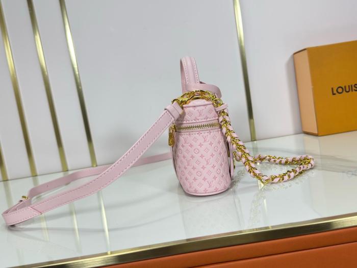 LOUIS VUITTON Vanity Cow Leather Shoulder Bag, Crossbody Bag, Handbag Women's Pink M29344 Bag size L19cm W6.5cm H11.5cm