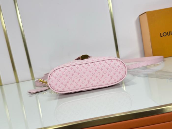 LOUIS VUITTON Vanity Cow Leather Shoulder Bag, Crossbody Bag, Handbag Women's Pink M29344 Bag size L19cm W6.5cm H11.5cm