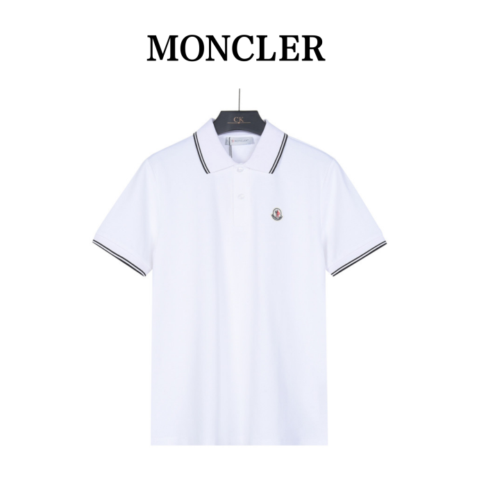 Moncler Logo Patch Polo Shirt