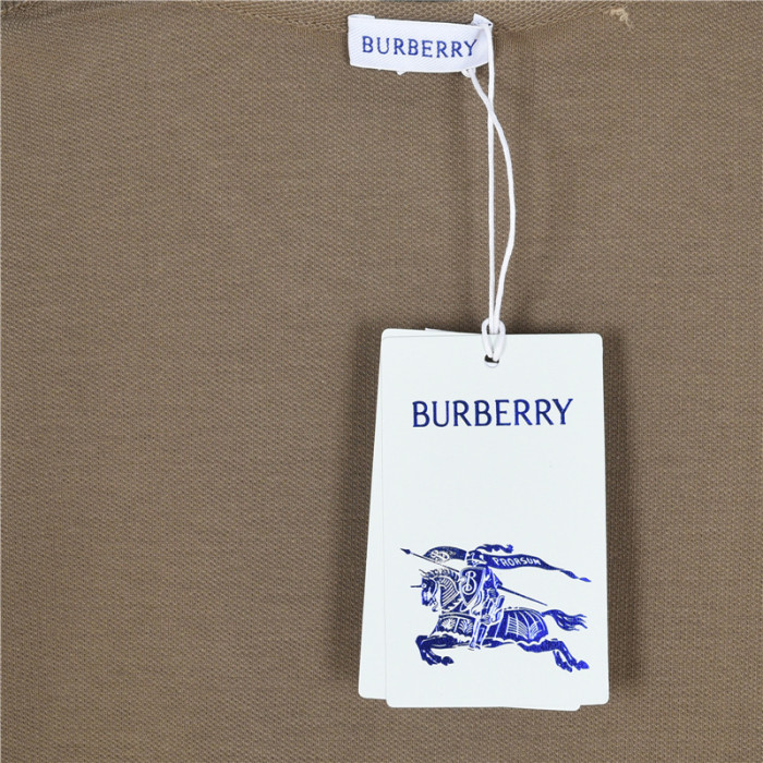 Burberry checkered-collar cotton polo shirt