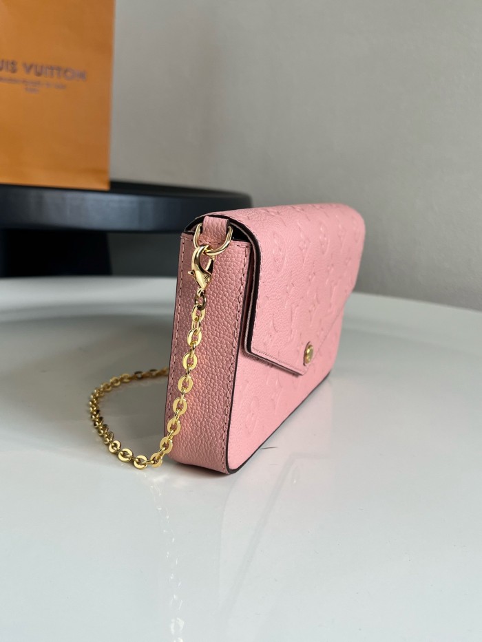 LOUIS VUITTON M83589 Félicie Pochette M82608 size L21cm W3cm H12cm