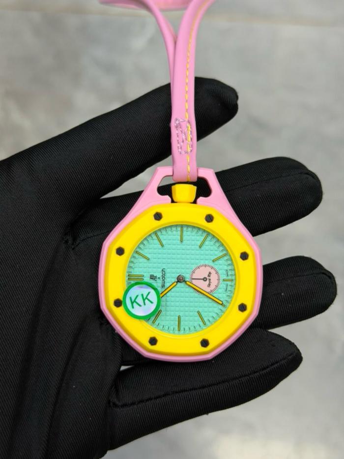 Swatch x Audemars Piguet AP Bioceramic Royal Pop Savonnette Otg Roz