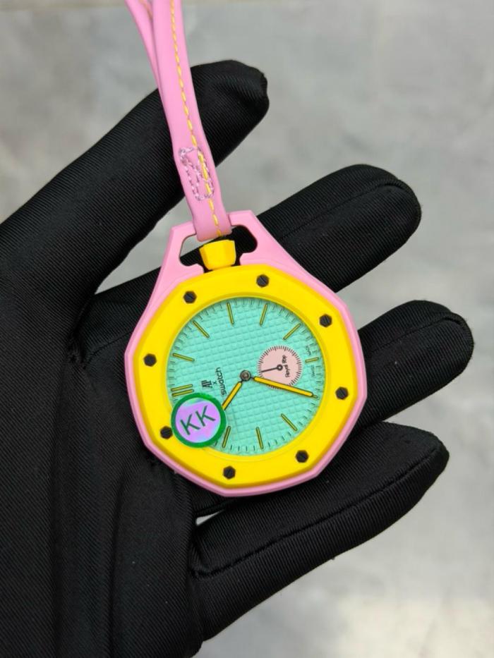 Swatch x Audemars Piguet AP Bioceramic Royal Pop Savonnette Otg Roz