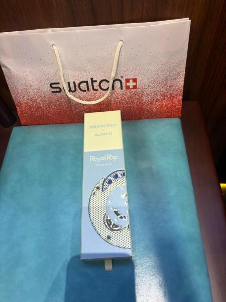 Swatch x Audemars Piguet AP Bioceramic Royal Pop Huit Blanc