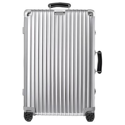 RIMOWA Classic Aluminum Magnesium Alloy Shipping Box, Luggage, Checked Baggage 26 Inch Unisex Silver L47.5*W26*H71cm