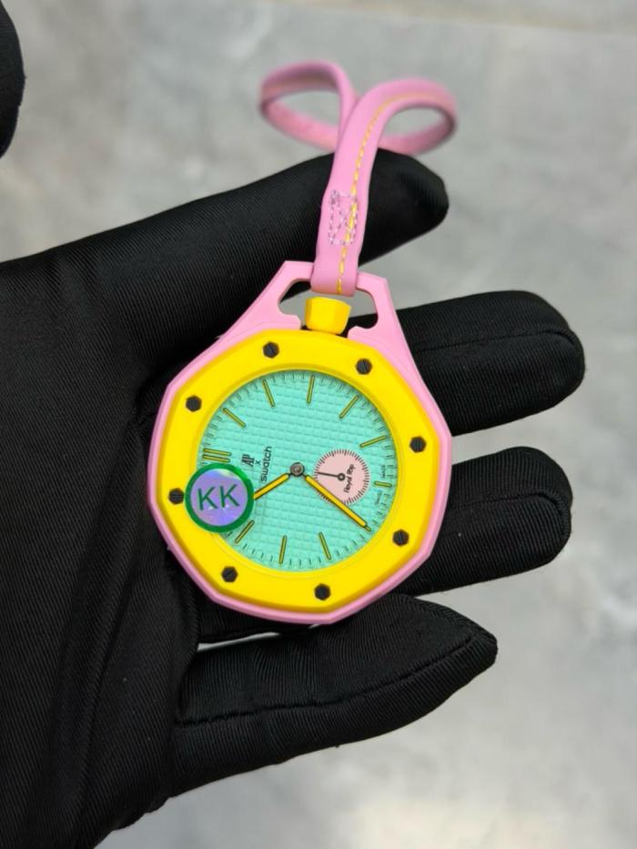 Swatch x Audemars Piguet AP Bioceramic Royal Pop Savonnette Otg Roz
