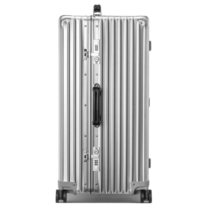 RIMOWA Classic Metal Suitcase Luggage For Shipping 31 Inch Unisex Silver L47cm W36cm H75cm