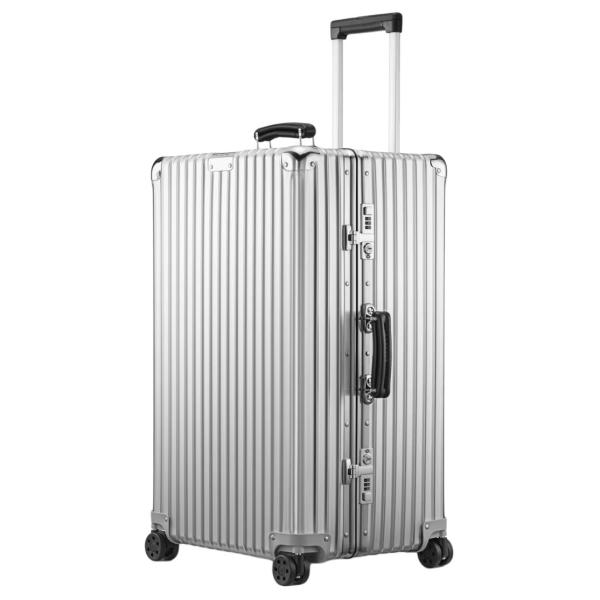 RIMOWA Classic Metal Suitcase Luggage For Shipping 31 Inch Unisex Silver L47cm W36cm H75cm