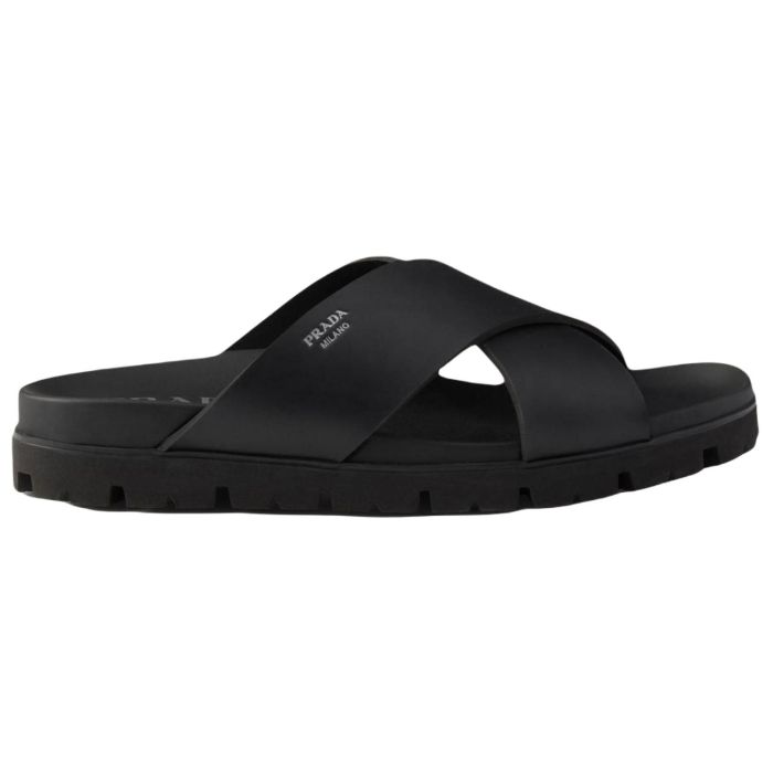 PRADA Slide Slippers 2.5cm Black