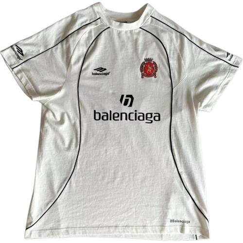Balenciaga T Shirt Loose Fit Unisex White