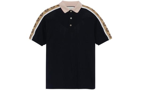 GUCCI GG stripe polo shirt