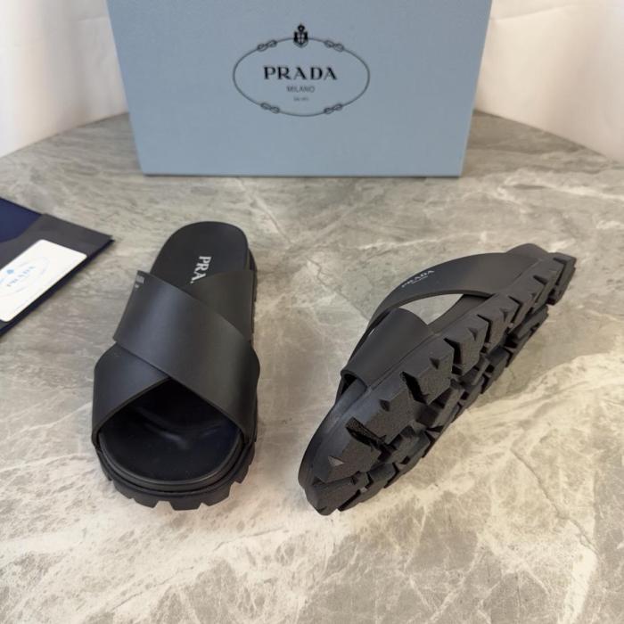 PRADA Slide Slippers 2.5cm Black