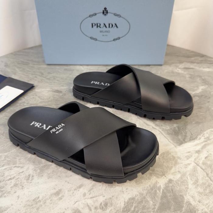 PRADA Slide Slippers 2.5cm Black
