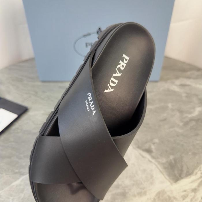 PRADA Slide Slippers 2.5cm Black
