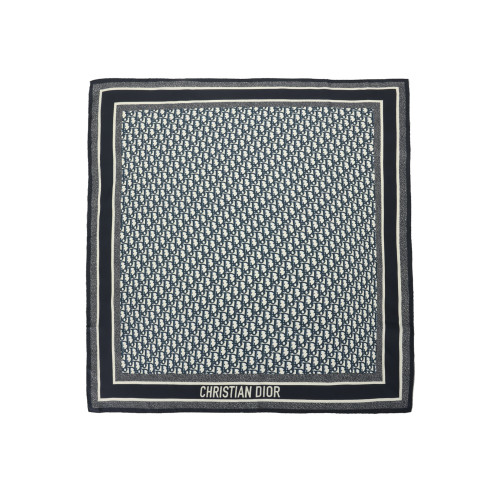 DIOR Scarves Unisex Gray 90*90cm