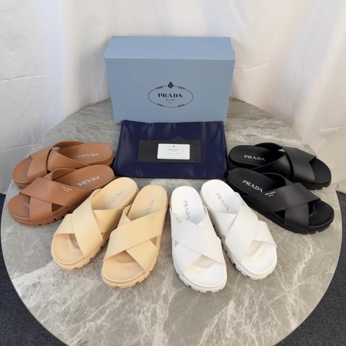PRADA Slide Slippers 2.5cm Black