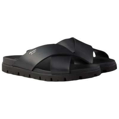 PRADA Slide Slippers 2.5cm Black