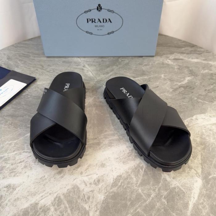 PRADA Slide Slippers 2.5cm Black