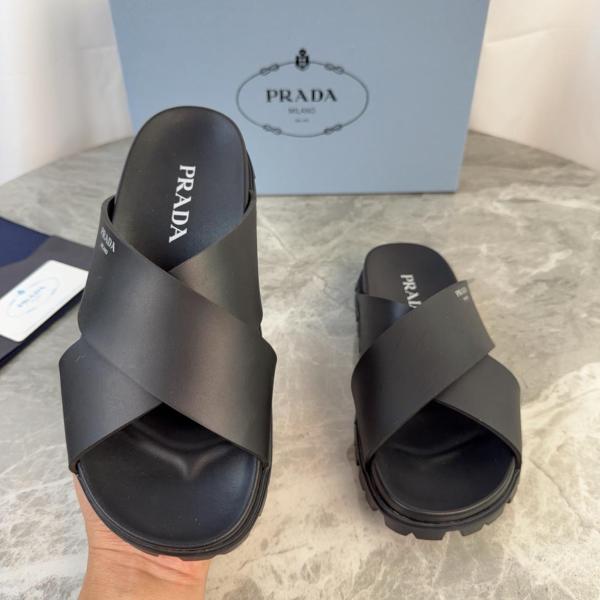 PRADA Slide Slippers 2.5cm Black