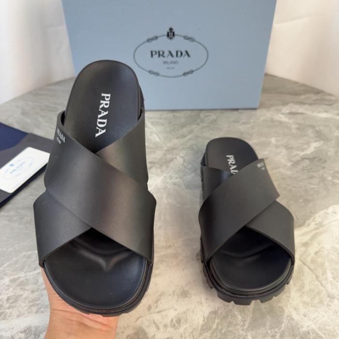PRADA Slide Slippers 2.5cm Black
