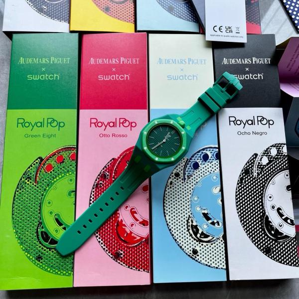 Swatch x Audemars Piguet AP Bioceramic Royal Pop Green Eight
