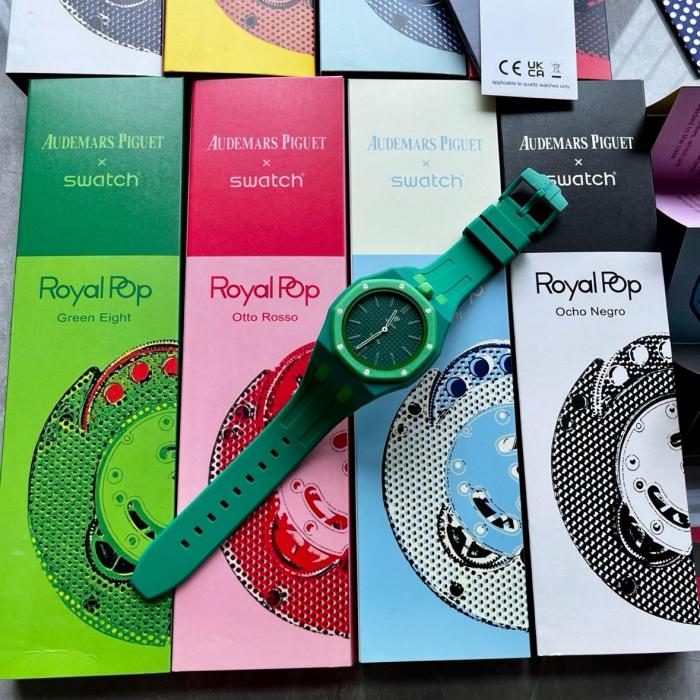 Swatch x Audemars Piguet AP Bioceramic Royal Pop Green Eight