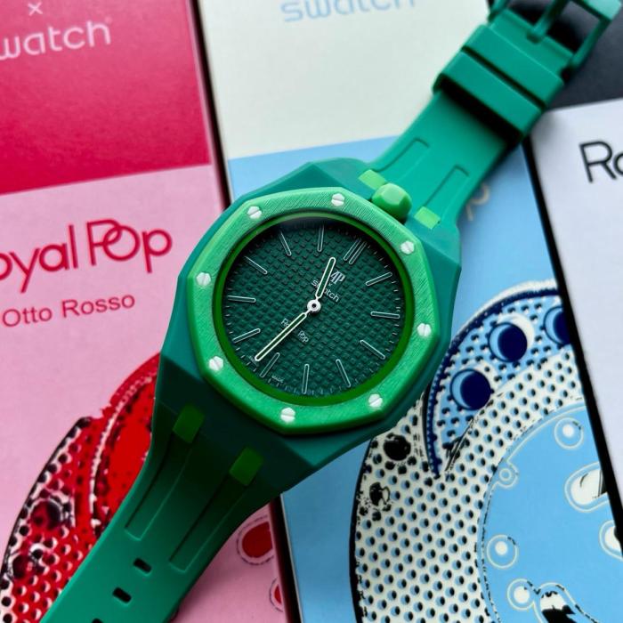 Swatch x Audemars Piguet AP Bioceramic Royal Pop Green Eight