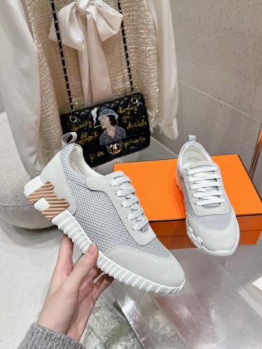 Hermes Bouncing sneaker Gris Lulea / Blanc