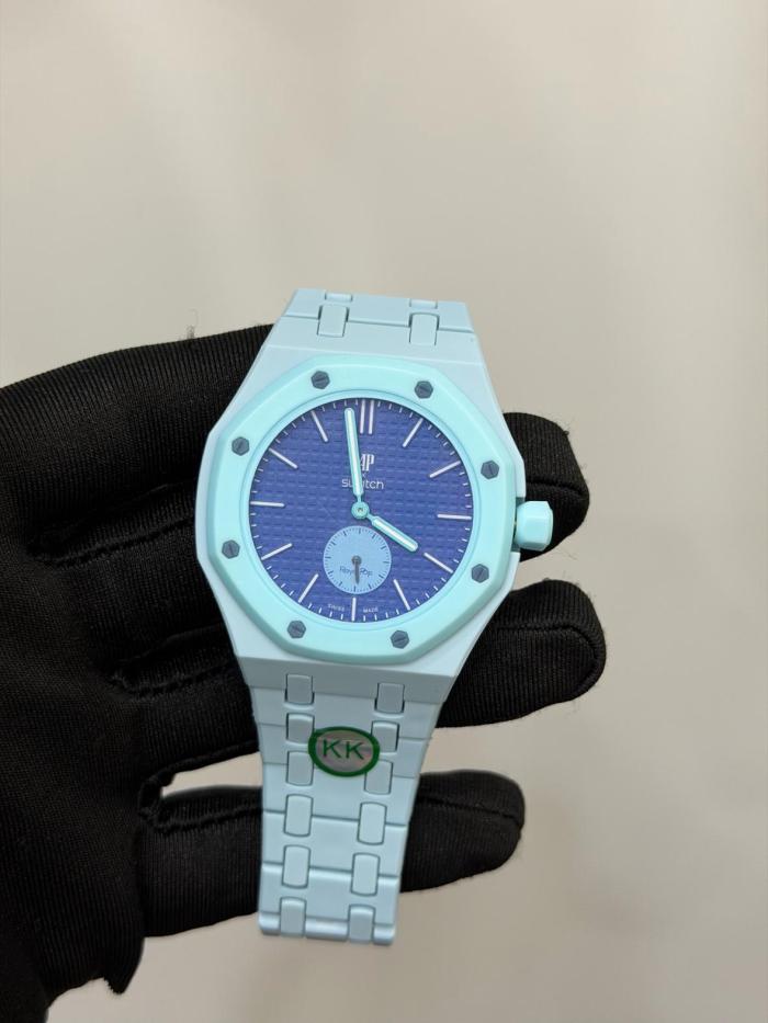 Swatch x Audemars Piguet AP Bioceramic Royal Pop Savonnette Lan Ba