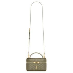 SAINT LAURENT GABY Sheepskin Shoulder Bag, Handbag Small Women's Dark Moss Green 766731-1EL07-3798 L18cm W6.5cm H11cm