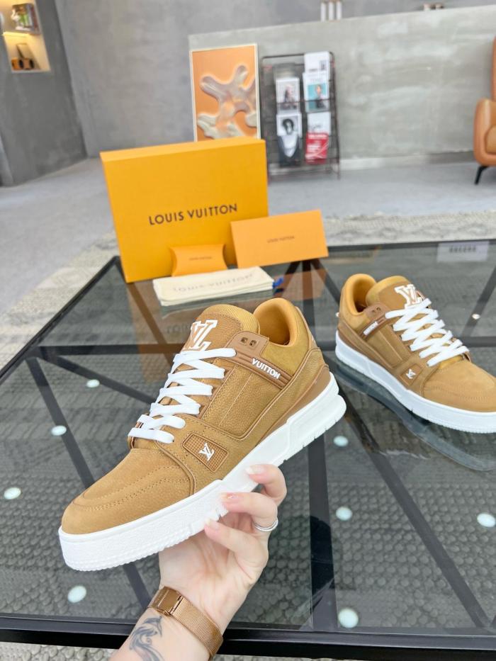 Louis Vuitton LV Trainer Beige
