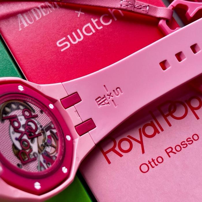 Swatch x Audemars Piguet AP Bioceramic Royal Pop Otto Rosso