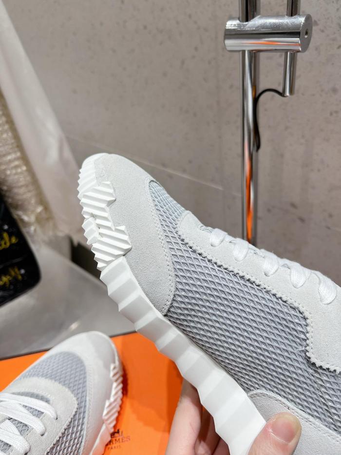 Hermes Bouncing sneaker Gris Lulea / Blanc