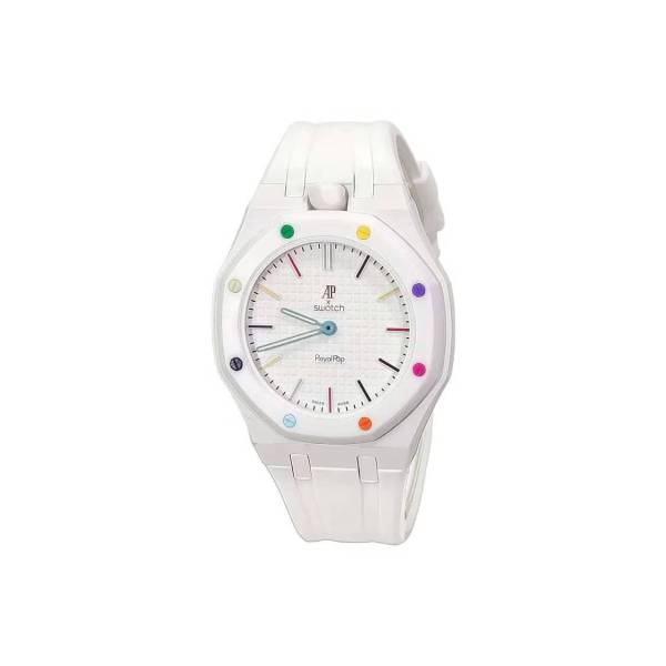 Swatch x Audemars Piguet AP Bioceramic Royal Pop Huit Blanc