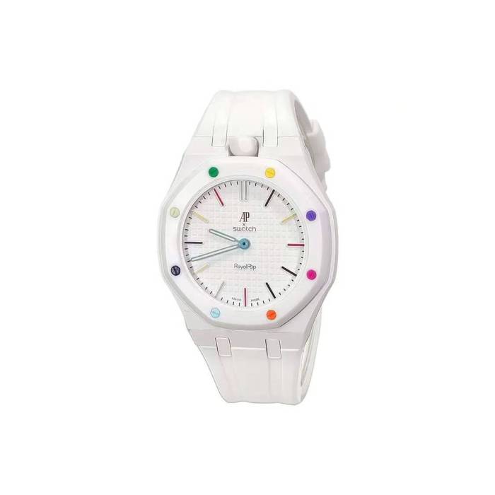 Swatch x Audemars Piguet AP Bioceramic Royal Pop Huit Blanc