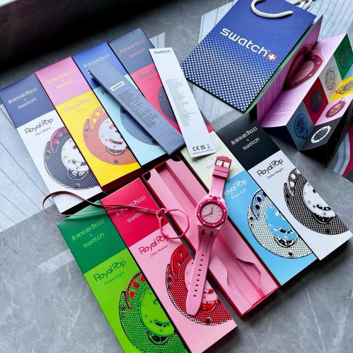 Swatch x Audemars Piguet AP Bioceramic Royal Pop Otto Rosso