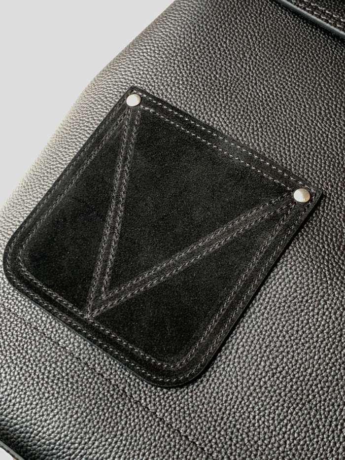 LOUIS VUITTON Steamer Touch Cow Leather Backpack Men's Black M27063 L31cm W15.5cm H39cm