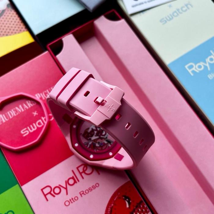 Swatch x Audemars Piguet AP Bioceramic Royal Pop Otto Rosso