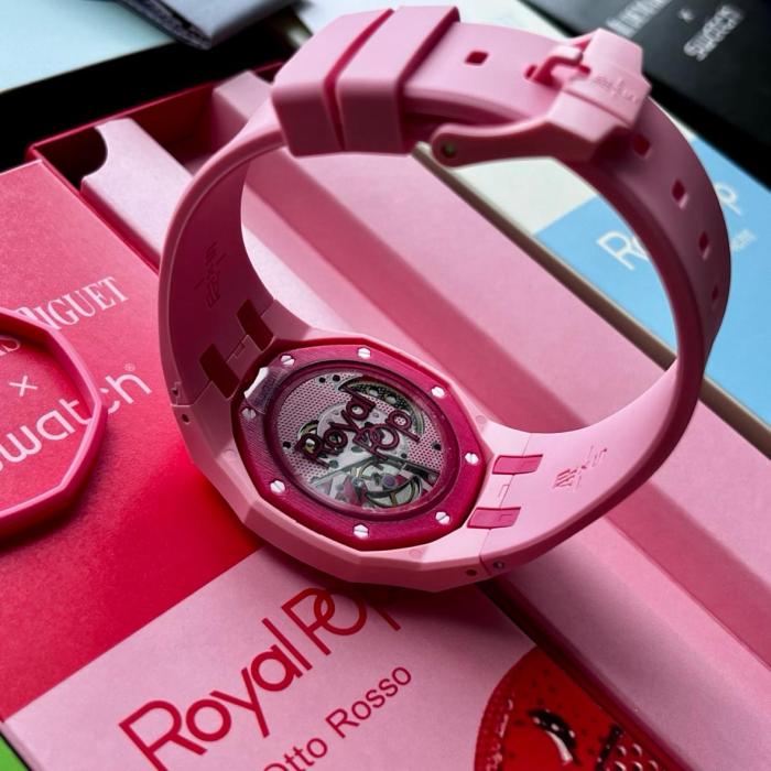 Swatch x Audemars Piguet AP Bioceramic Royal Pop Otto Rosso