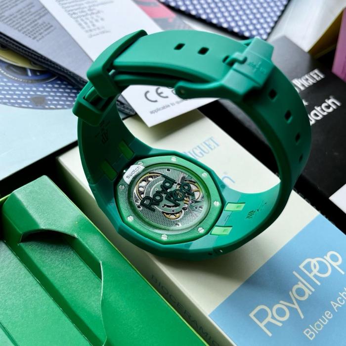 Swatch x Audemars Piguet AP Bioceramic Royal Pop Green Eight