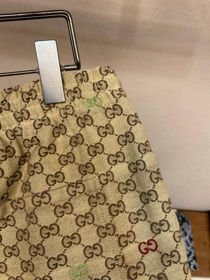 GUCCI Printed Technical Poplin Swim Shorts