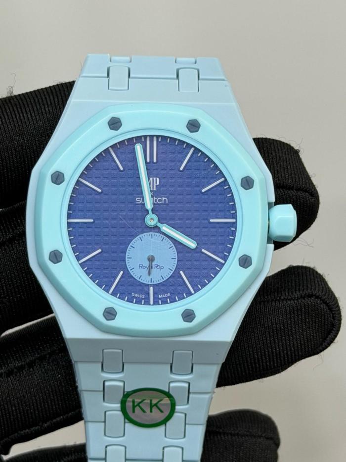 Swatch x Audemars Piguet AP Bioceramic Royal Pop Savonnette Lan Ba